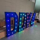 Led Metal Marquee Letter "GRAD" 4ft,3ft,2ft Tall