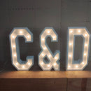 Led Metal Marquee Letter "A-Z" 4ft,3ft,2ft Tall