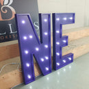 Led Metal Marquee Letter "BABY" 4ft,3ft,2ft Tall