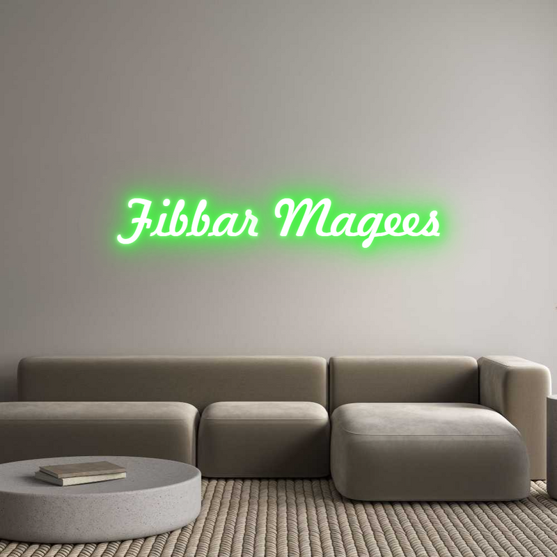 Custom Neon: Fibbar Magees