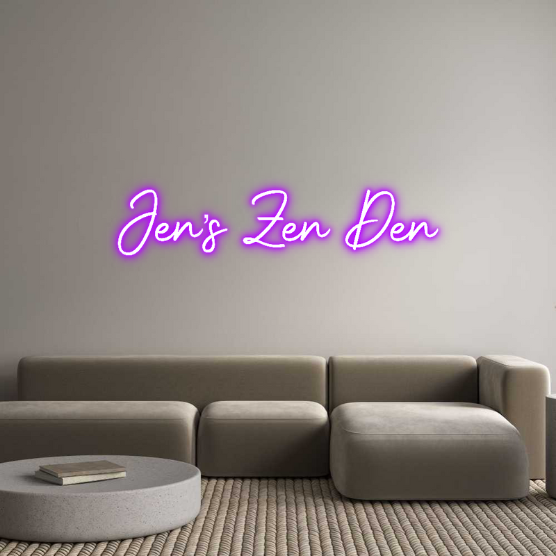 Custom Neon: Jen’s Zen Den