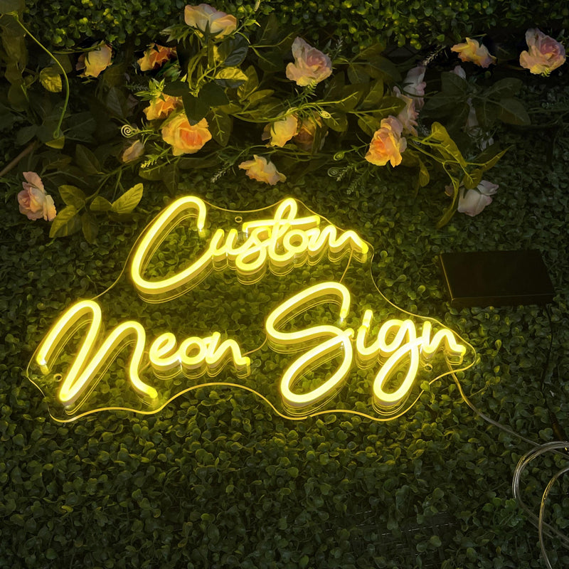 Custom Wedding Battery Neon Sign - Battery Version - VINTAGE SIGN