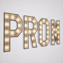 Led Metal Marquee Letter "PROM" 4ft,3ft,2ft Tall
