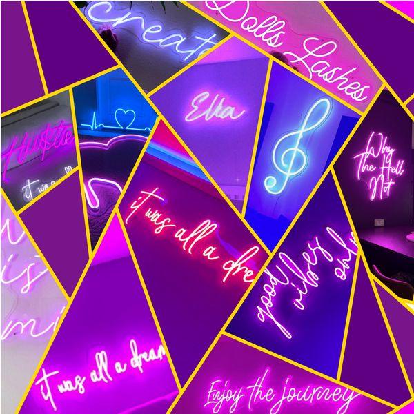 Custom Personalised LED Neon Signs - VINTAGE SIGN