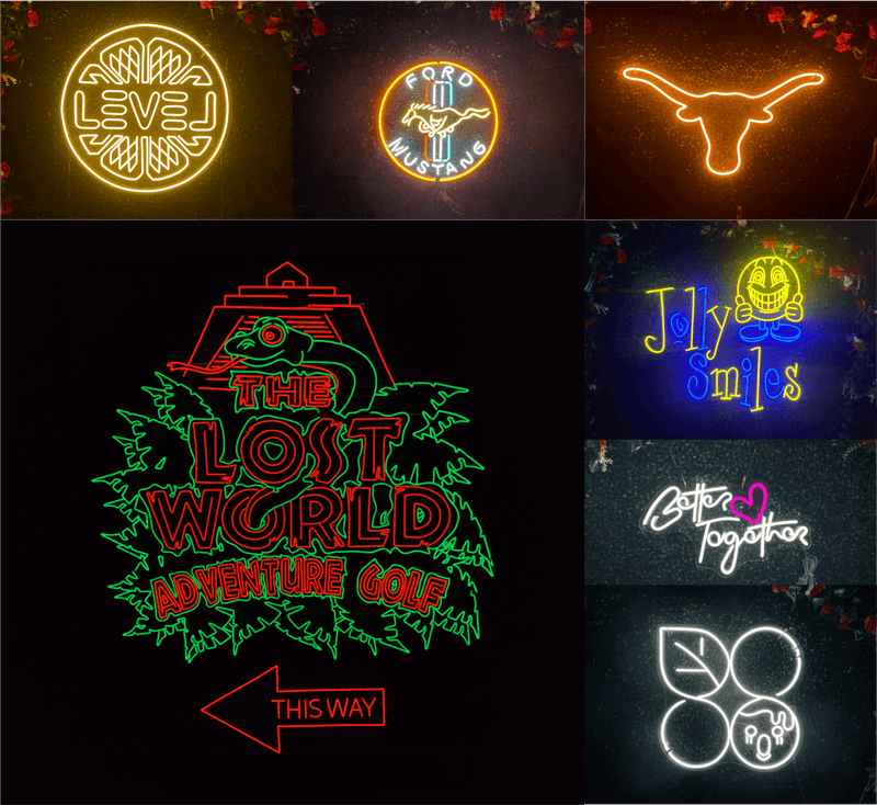 Custom Personalised LED Neon Signs - VINTAGE SIGN