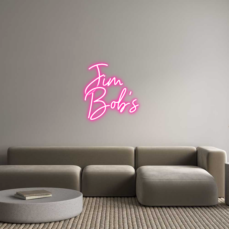 Custom Neon: Jim
Bob's