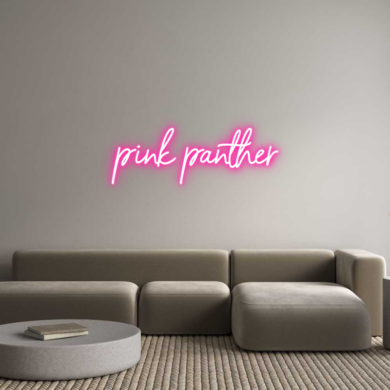 Custom Neon: pink panther