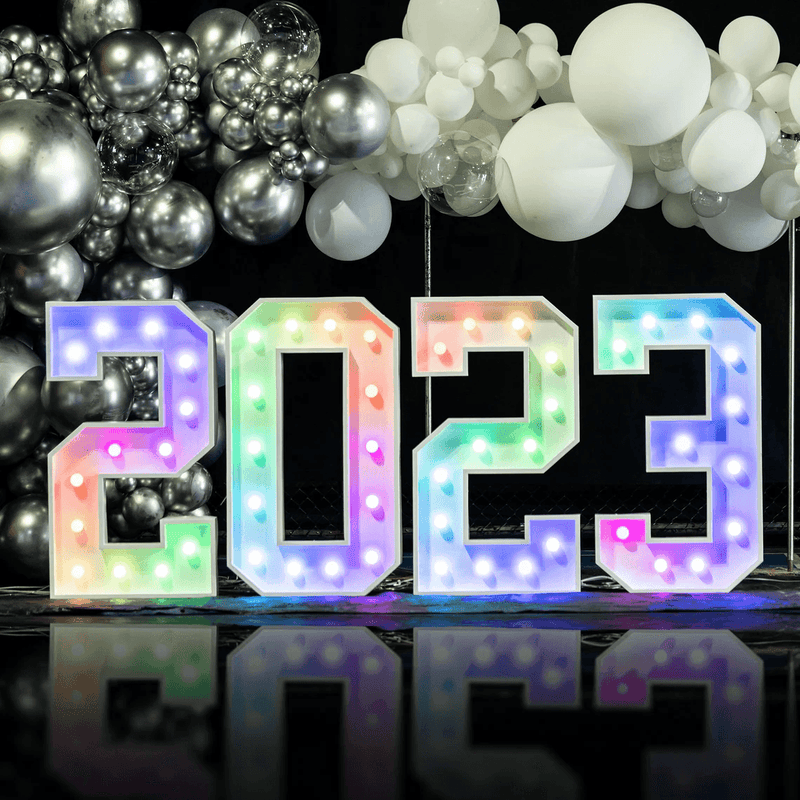 Custom 5FT/4FT/3FT/2FT Wedding/Party Large Changing Color Led Letter Sign - VINTAGE SIGN