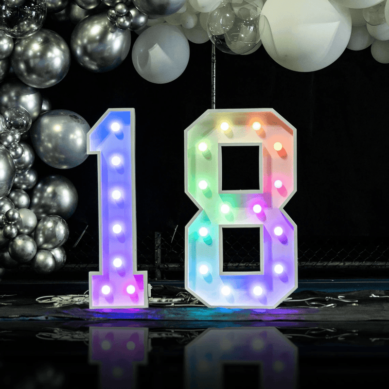 Custom 5FT/4FT/3FT/2FT Wedding/Party Large Changing Color Led Letter Sign - VINTAGE SIGN