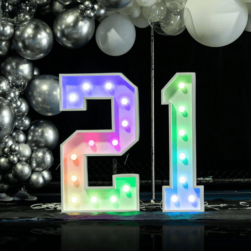 Custom 5FT/4FT/3FT/2FT Wedding/Party Large Changing Color Led Letter Sign - VINTAGE SIGN