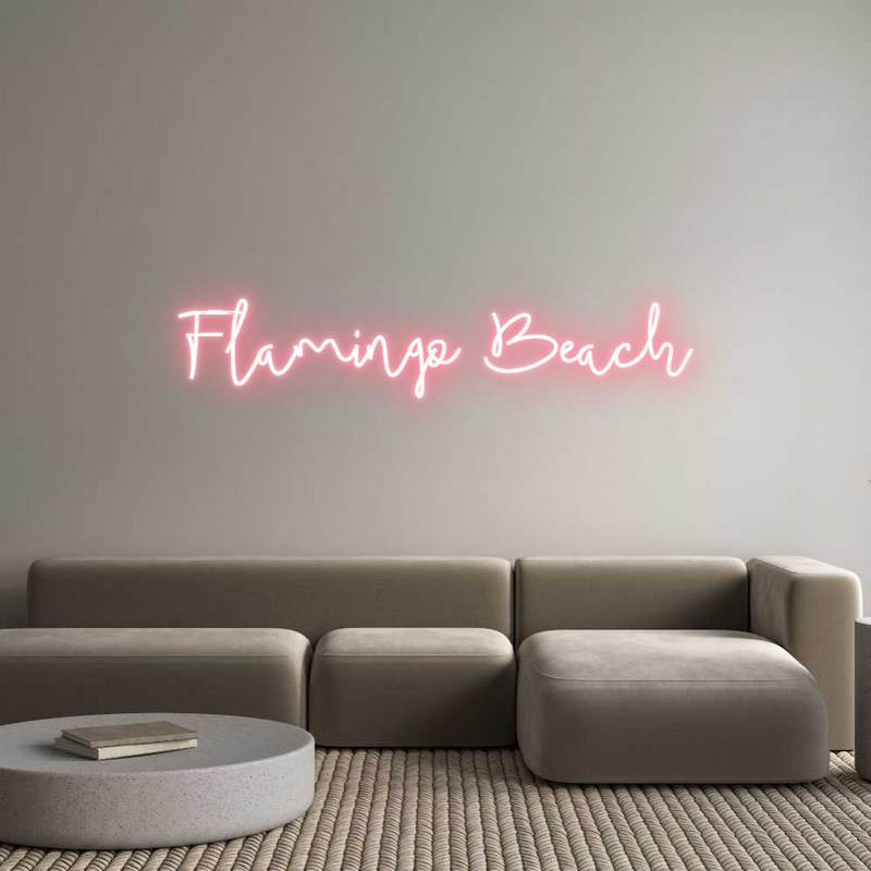 Custom Neon: Flamingo Beach