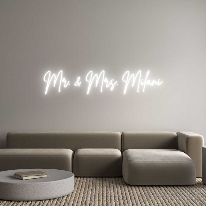 Custom Neon: Mr. & Mrs. Mi...