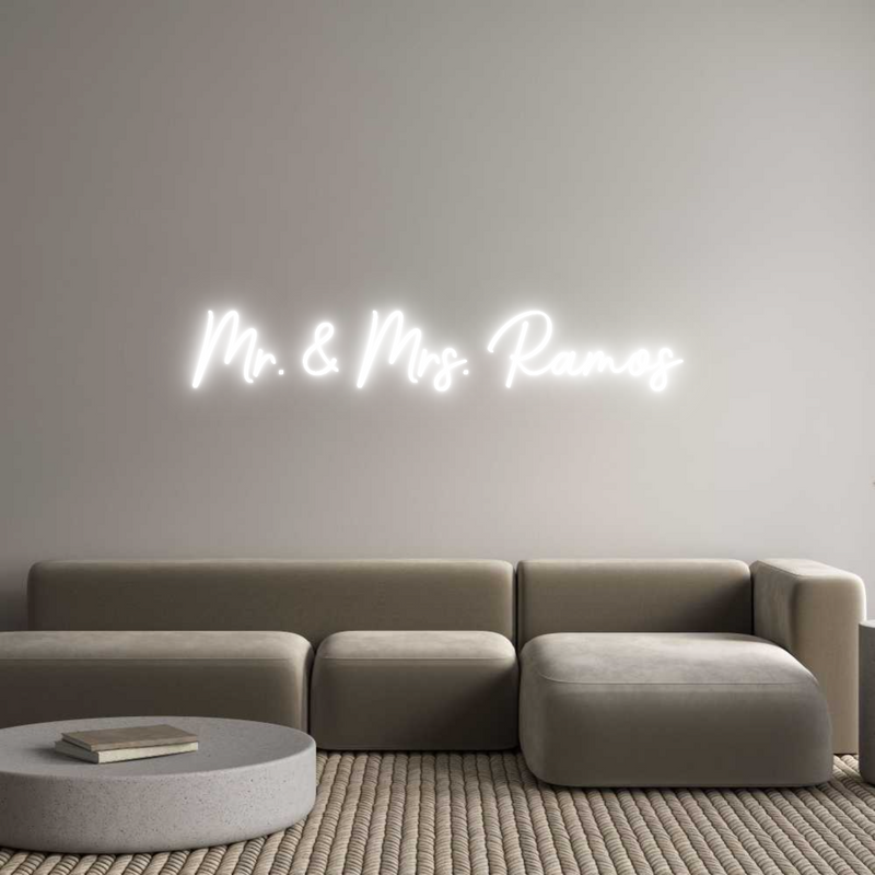 Custom Neon: Mr. & Mrs. Ra...