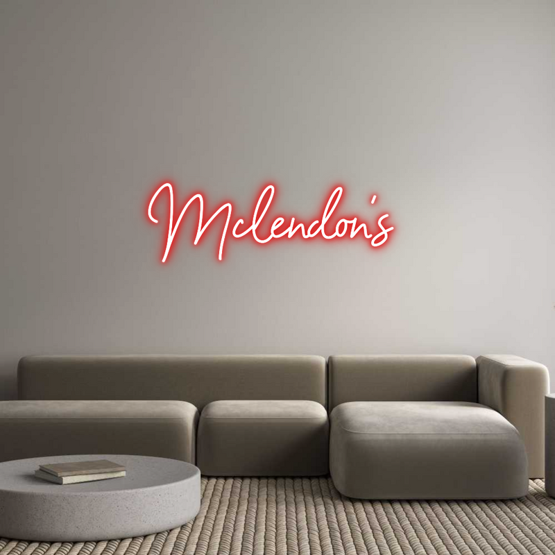 Custom Neon: Mclendon's