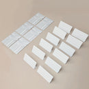 Mini Magnetic Price Display Sign - L-Shaped Metal Countertop Board for Cafe & Retail