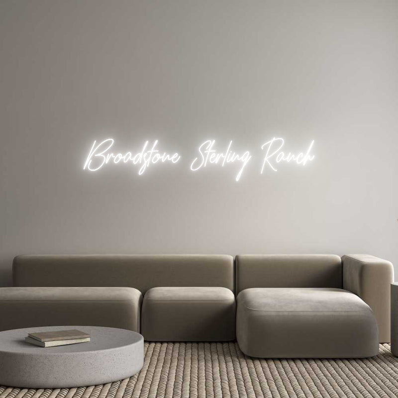 Custom Neon: Broadstone St...