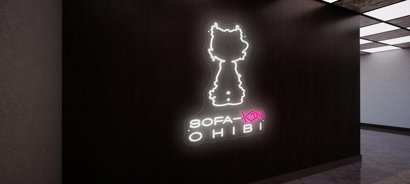 Custom Neon Sign for Sofa-Chibi