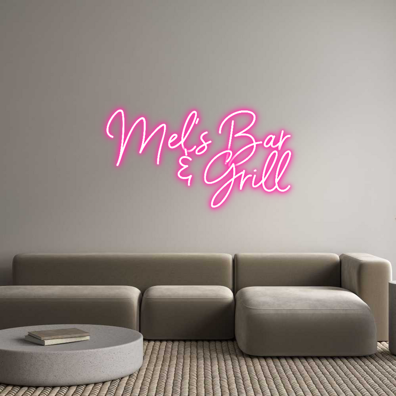 Custom Neon: Mel’s Bar
& ...