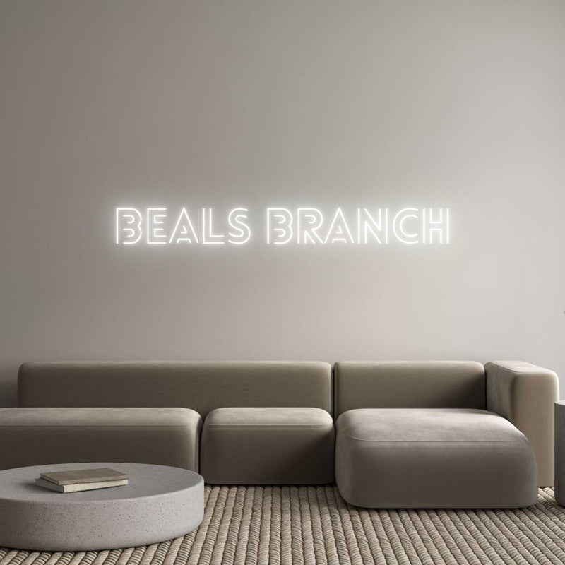 Custom Neon: Beals Branch