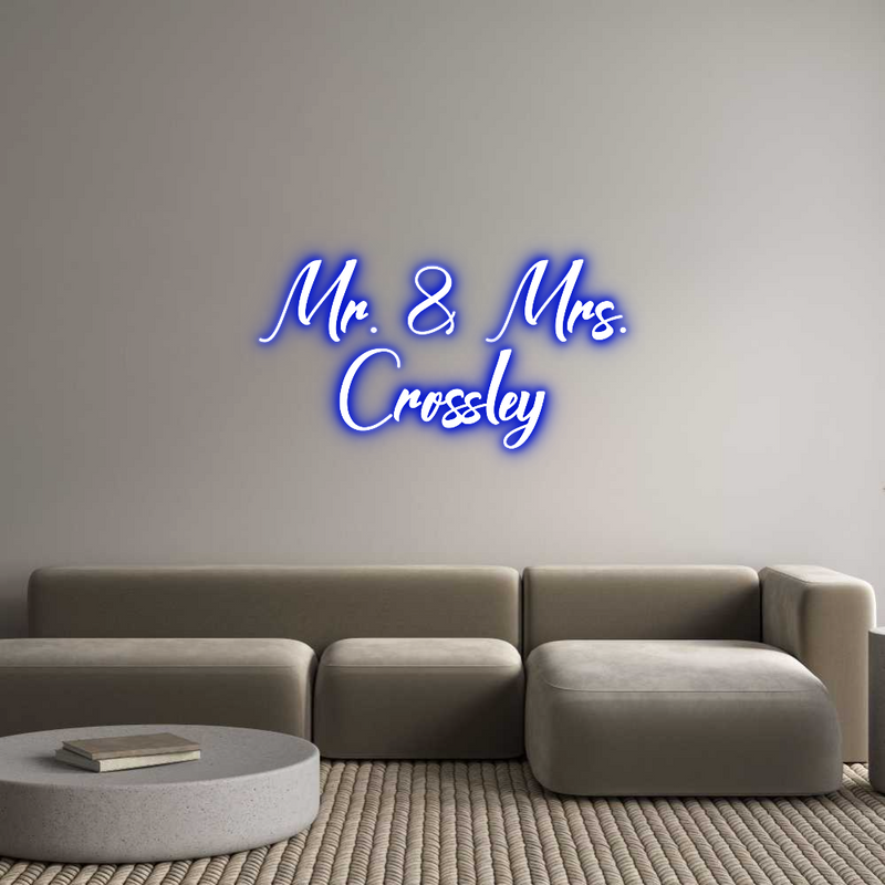 Custom Neon: Mr. & Mrs.
C...