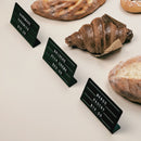 Mini Magnetic Price Display Sign - L-Shaped Metal Countertop Board for Cafe & Retail