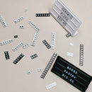 Mini Magnetic Price Display Sign - L-Shaped Metal Countertop Board for Cafe & Retail