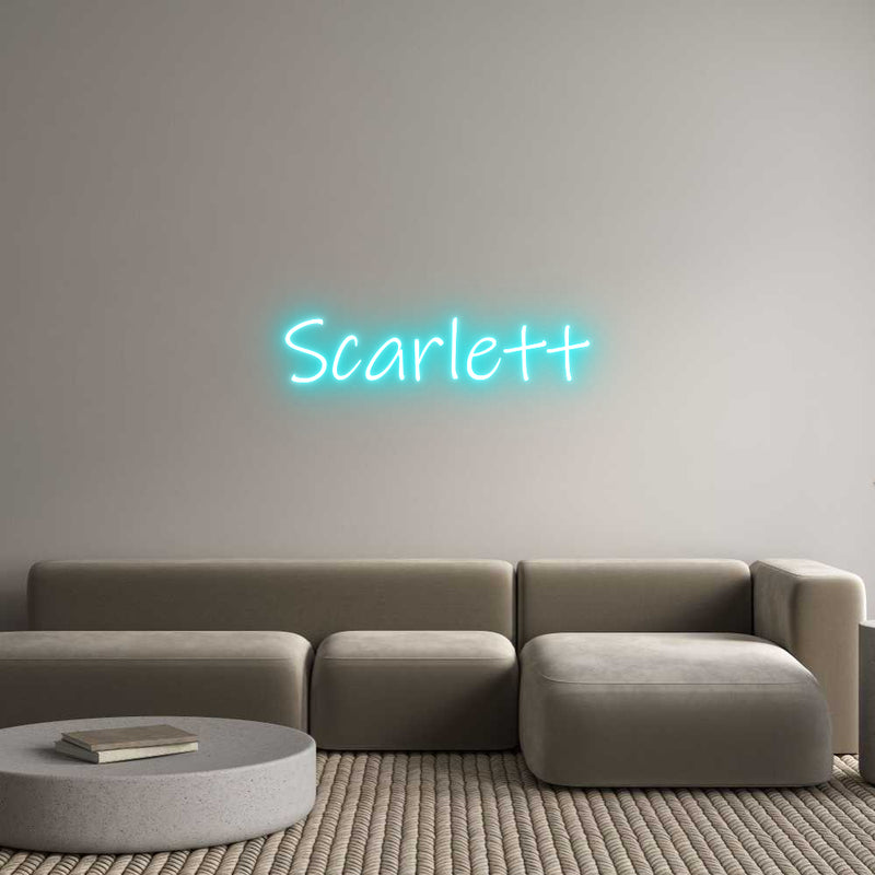 Custom Neon: Scarlett