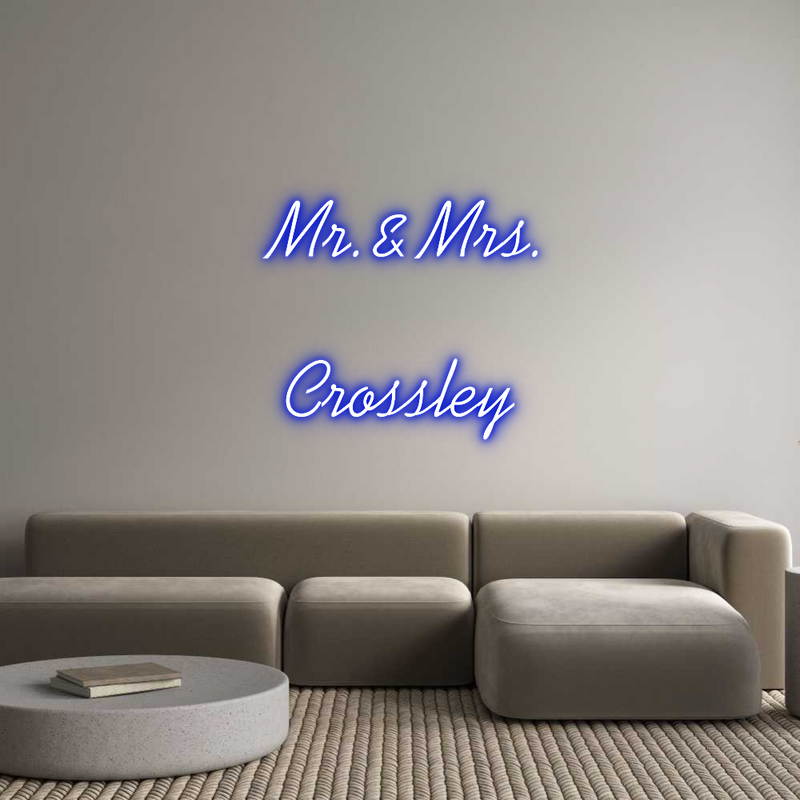 Custom Neon: Mr. & Mrs.

...