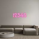 Custom Neon: 12345 - VINTAGE SIGN