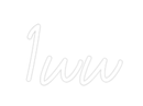 Custom Neon: 1ww - VINTAGE SIGN