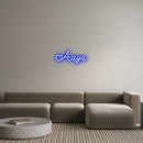 Custom Neon: Aaya - VINTAGE SIGN
