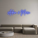 Custom Neon: Adam & Mara - VINTAGE SIGN