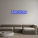 Custom Neon: Aerolase - VINTAGE SIGN