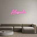 Custom Neon: Alessandra - VINTAGE SIGN