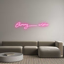 Custom Neon: Ammy wishu - VINTAGE SIGN