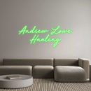 Custom Neon: Andrew Lowe ... - VINTAGE SIGN