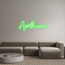 Custom Neon: Apothicaria - VINTAGE SIGN