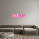 Custom Neon: Ariana - VINTAGE SIGN