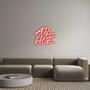 Custom Neon: ATL HOE - VINTAGE SIGN