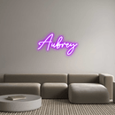Custom Neon: Aubrey - VINTAGE SIGN