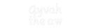 Custom Neon: Ayvah the aw - VINTAGE SIGN