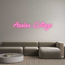 Custom Neon: Azalea Cottage - VINTAGE SIGN