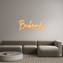 Custom Neon: Backroads - VINTAGE SIGN
