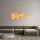 Custom Neon: BGSU - VINTAGE SIGN