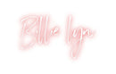 Custom Neon: Billie lyn ... - VINTAGE SIGN