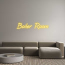 Custom Neon: Boiler Room - VINTAGE SIGN