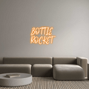 Custom Neon: BOTTLE ROCK... - VINTAGE SIGN