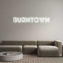 Custom Neon: Burntown - VINTAGE SIGN