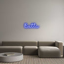 Custom Neon: Butta - VINTAGE SIGN