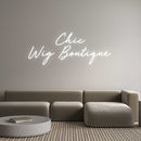 Custom Neon: Chic Wig Bo... - VINTAGE SIGN
